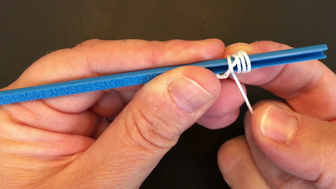How To Tie a Knot on a Cord Rosary