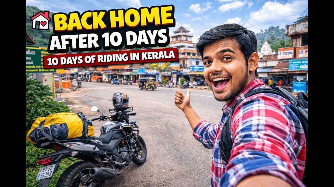 Finally Reached Home After 10 Days Kerala Bike Ride 🏍️ | Travel With Nazeer