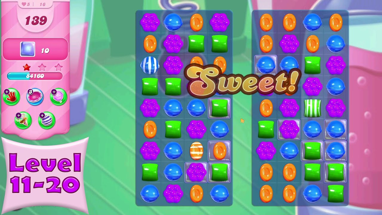 Candy Crush Saga Android Gameplay (Level 11-20) #GamesMama