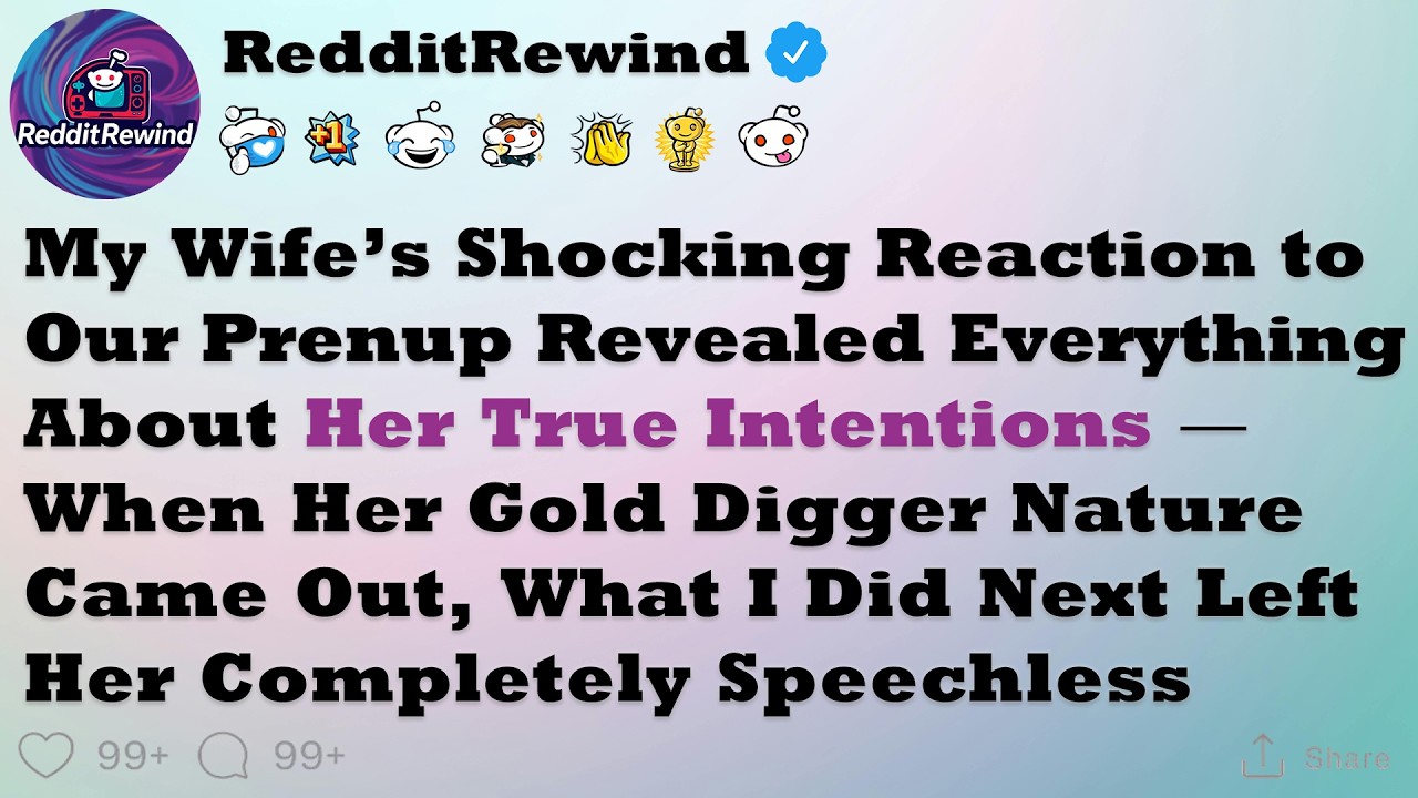 I Showed My Wife the Prenup Before Marriage and Her Reaction Exposed Her Hidden Motives — Her...