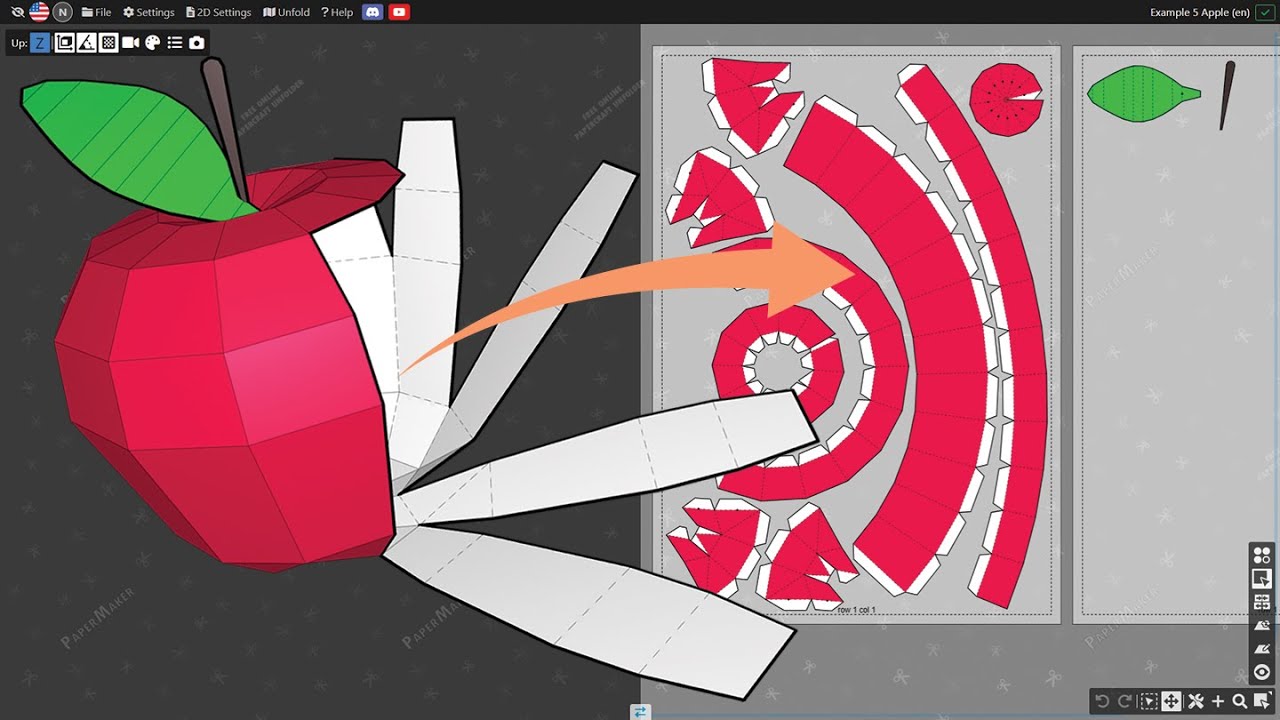 Unfold tutorial part 1 - Manual face unfolding papermaker