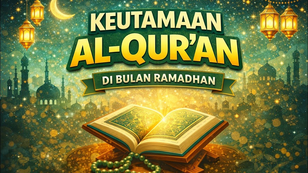Ramadhan & Al Qur'an Momen Emas Mengubah Hidupmu!! 