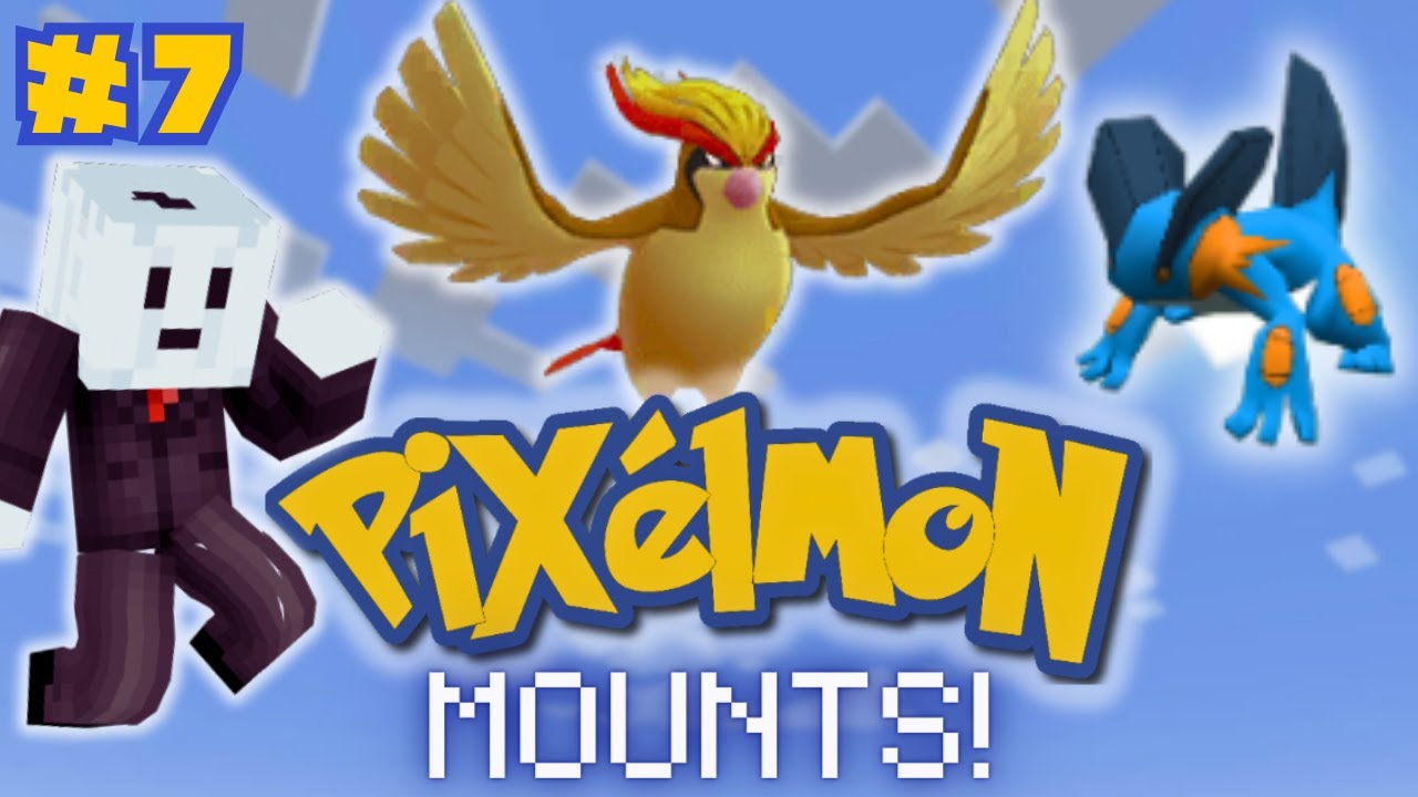 Ground & Flying Mounts! + Building a Fishing Shack - Pixelmon Episode 7 | Singleplayer