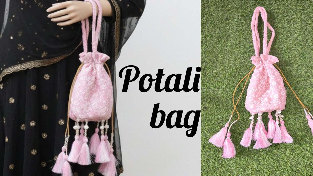 Beautiful Potli BAG making tutorial /how to make designer potli bag