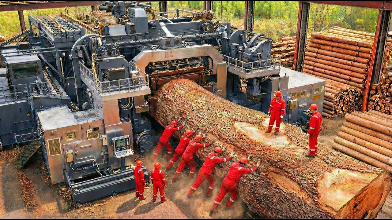 How a Single Tree Becomes a $10,000 Luxury Table | You’ve Never Seen Wood Process Like This
