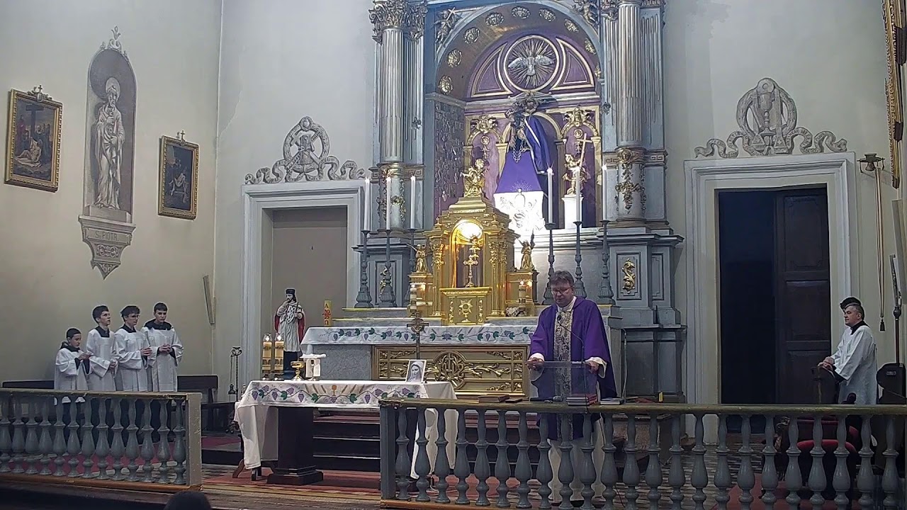 13.03.2026  Piątek   Msza św. o 18.00 w Sanktuarium  Jezusa Frasobliwego w Rosi