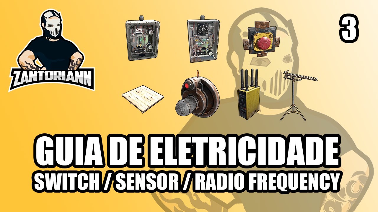 Guia de Eletricidade: 3 - Switch / Sensor / Radio Frequency [RUST]