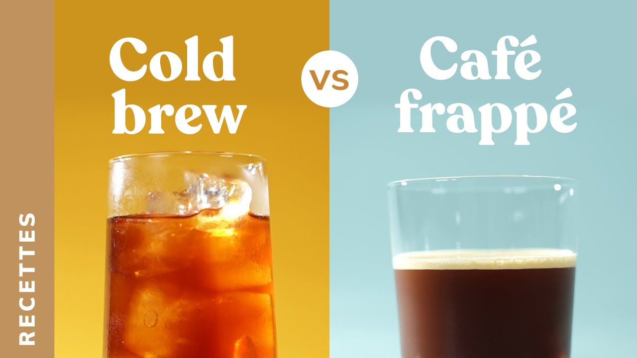 [RECETTE] Cold brew VS café frappé