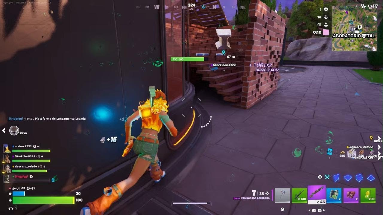 Fortnite Gameplay Com A Soleil