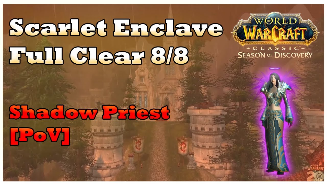 Scarlet Enclave Full Clear | Shadow Priest PoV [WoW SoD Phase 8]