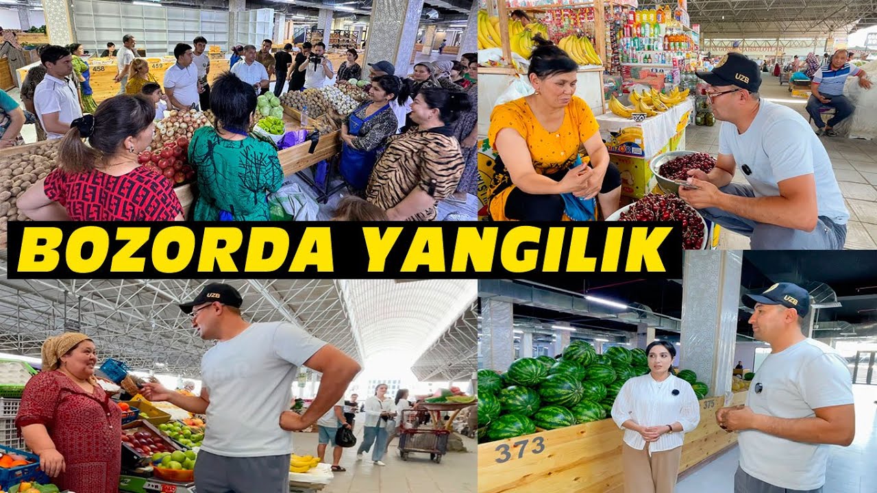 Urganchda yangilik Yangi bozor ochildi yani Eco shopping dehqon bozor