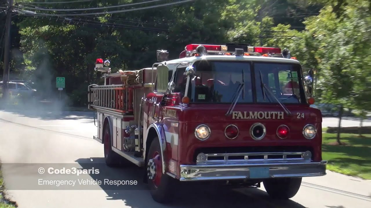 Falmouth Fire-Rescue Engine 24 + Slick top Car 28