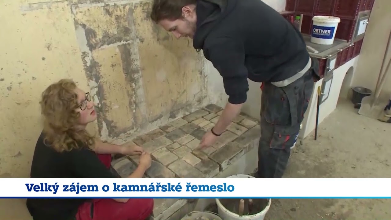Roste zájem o učební obor kamnář (Události ČT, 25. 9. 2022)