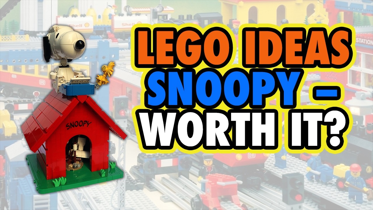 LEGO Ideas Peanuts: Snoopy's Doghouse Review (set 21368)