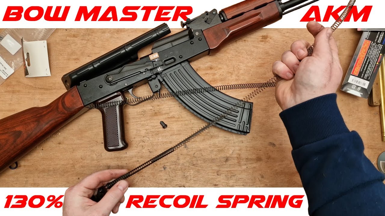 Bow Master 130% Recoil Spring For Tokyo Marui AKM GBBR