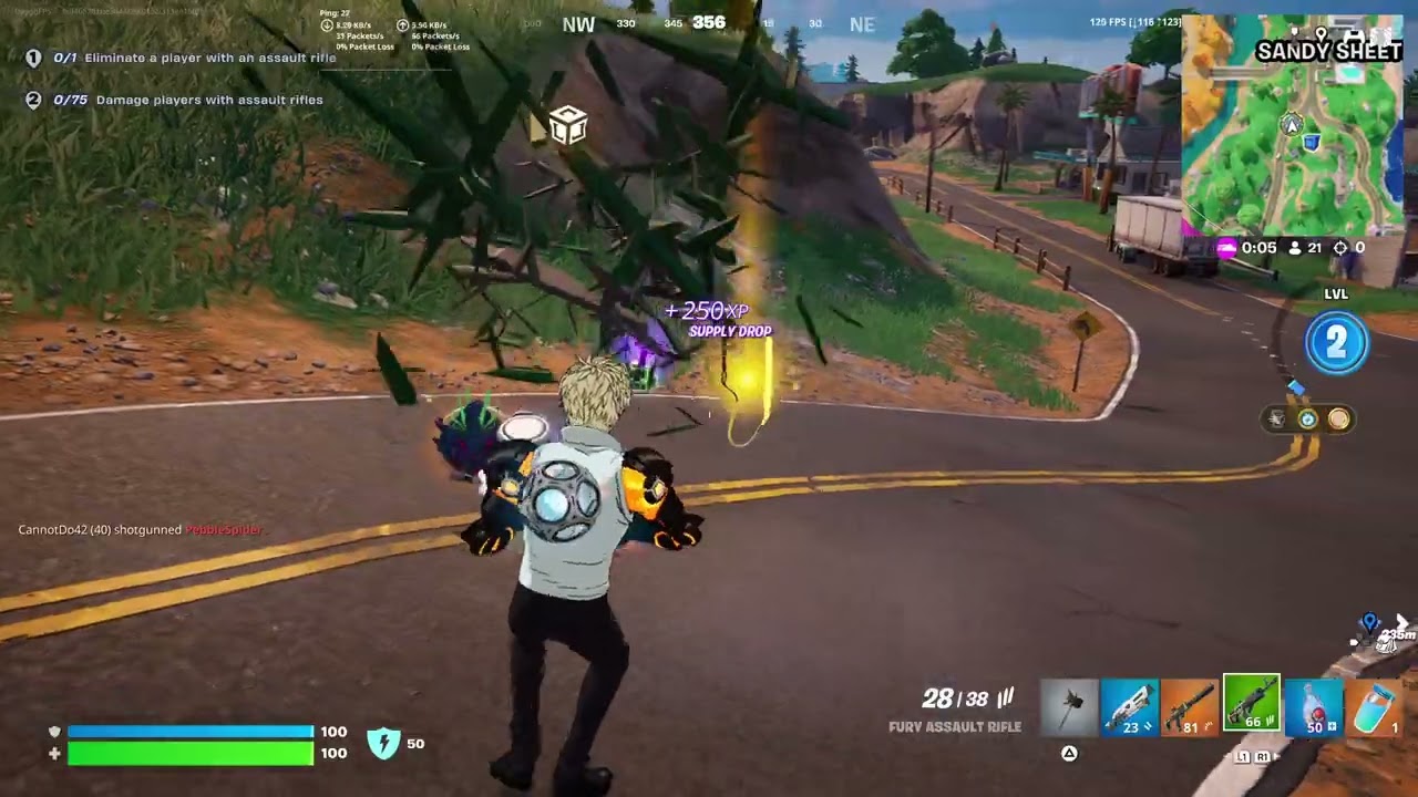 Genos Blitz the Lobby! | Fortnite: Battle Royale