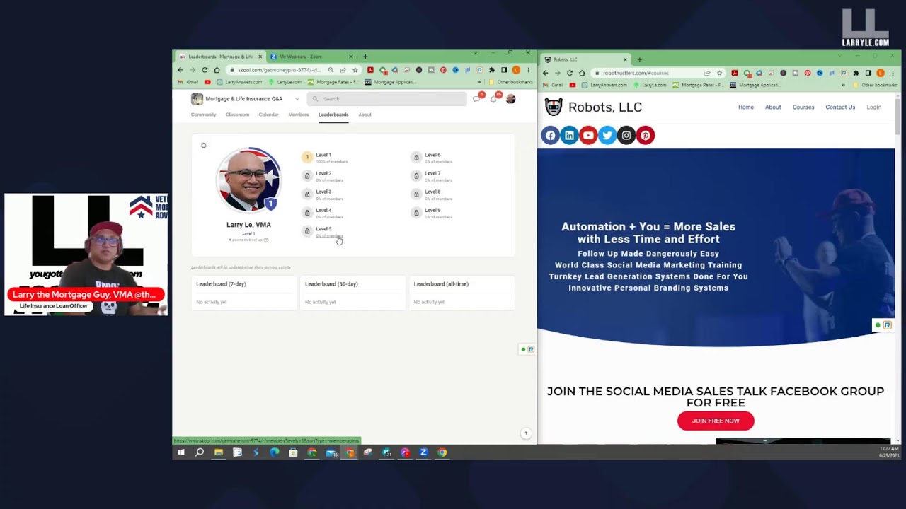 Sneak preview of my new FREE coaching community / platform Mortgages & Life Insurance Coaching!