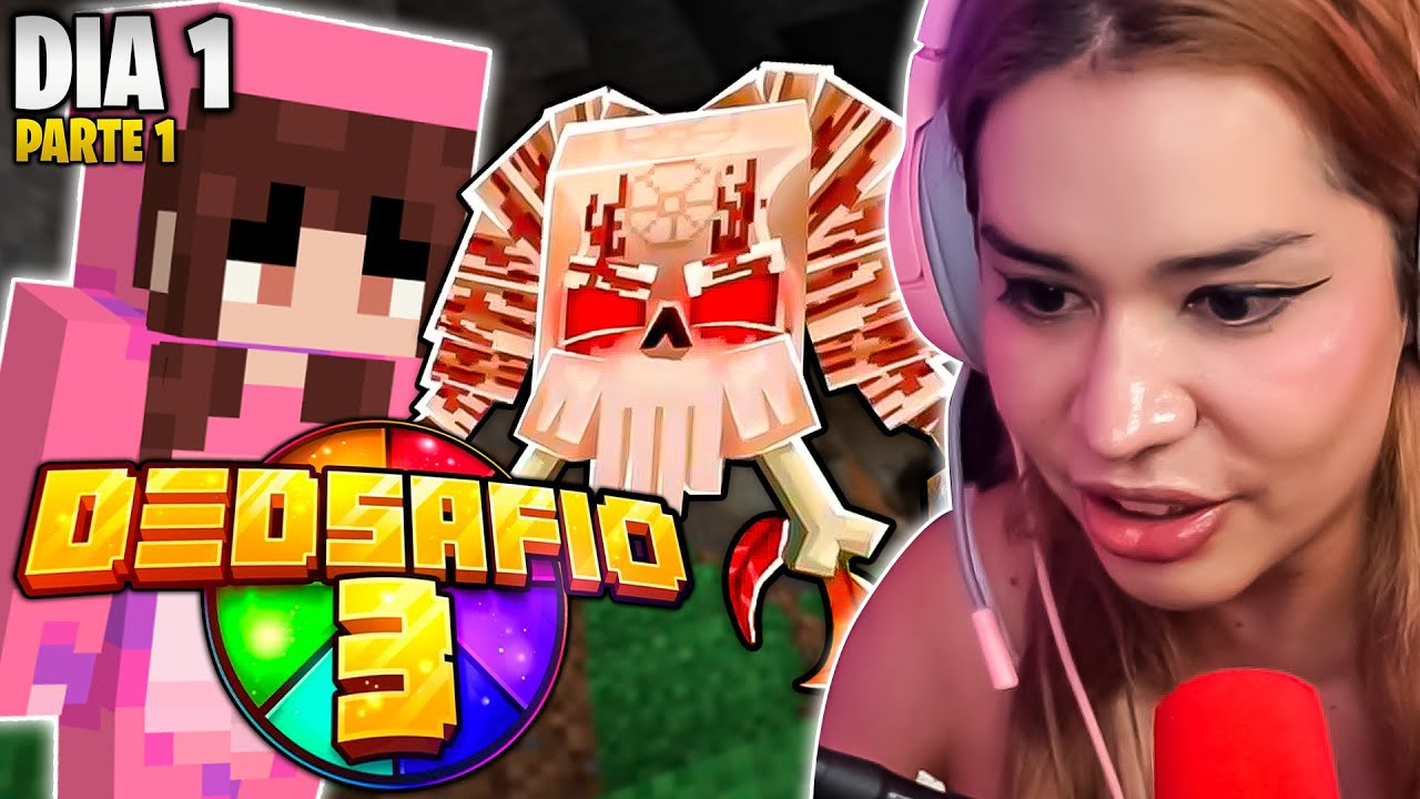 DEDSAFIO MINECRAFT 3 - DIA 1 PARTE 1 😱😱