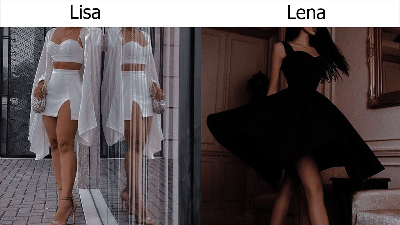 LISA OR LENA ( BLACK VS WHITE ) VERSÃO BURGUESA