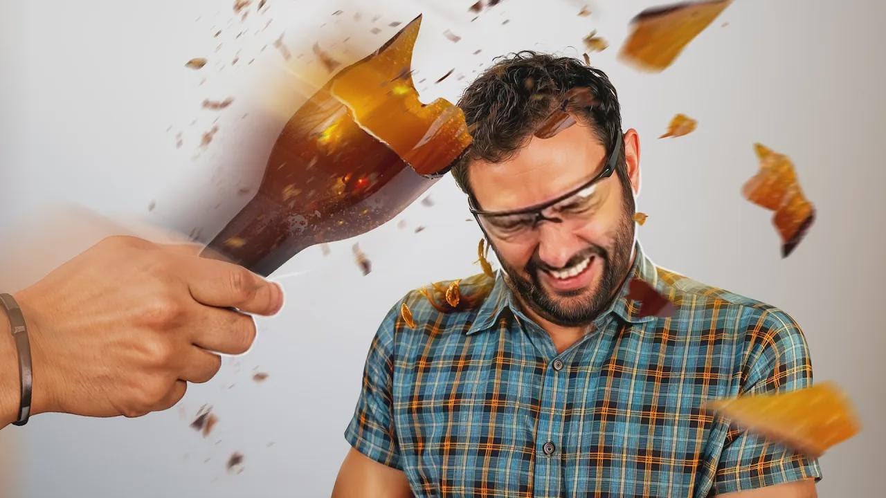¡Botella de película hecha de azúcar!