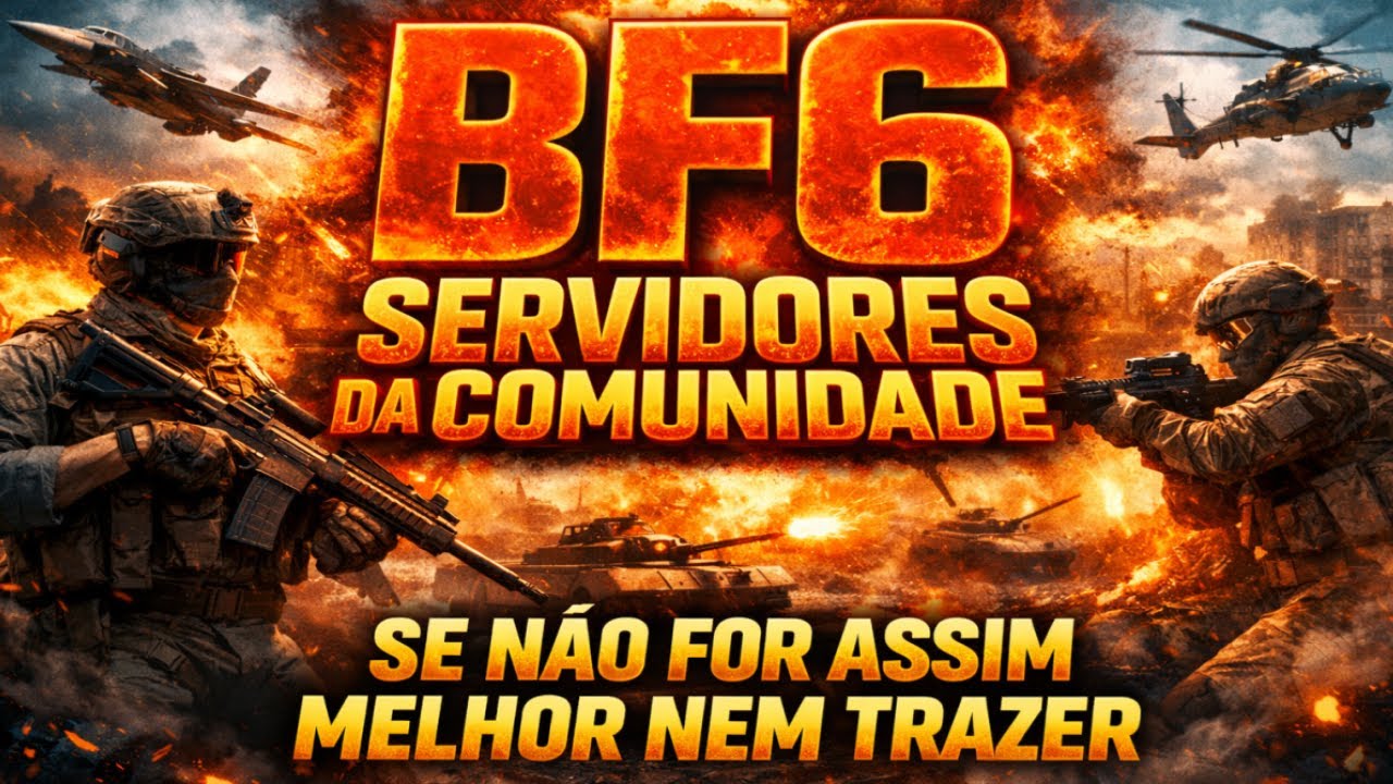 BF6 precisa voltar com os servidores da comunidade, mas do jeito certo!