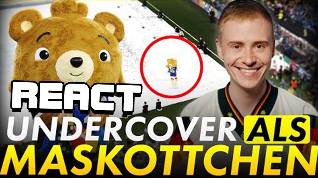 React: Undercover als Fake-Maskottchen beim EM-Eröffnungsspiel