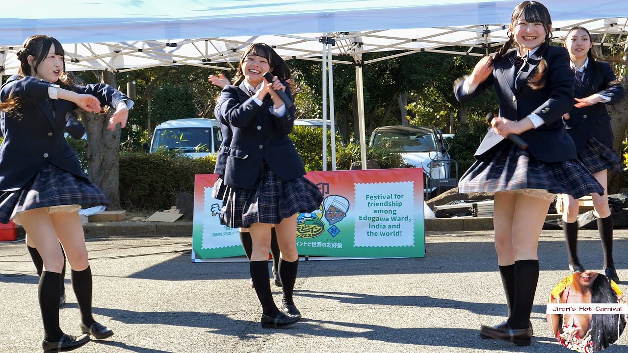若さ爆発！現役女子高生アイドルがえどイン・フェスで制服ダンス②