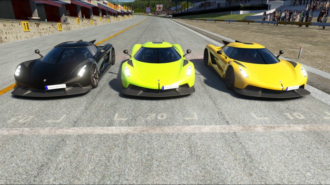 Koenigsegg Jesko Absolut Battle at Old Spa