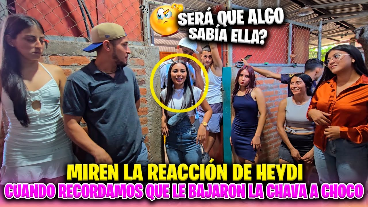 Recordamos cuando a Choco le bajaron la Chava y miren como reaccionó Heydi. Será que ya sabía?