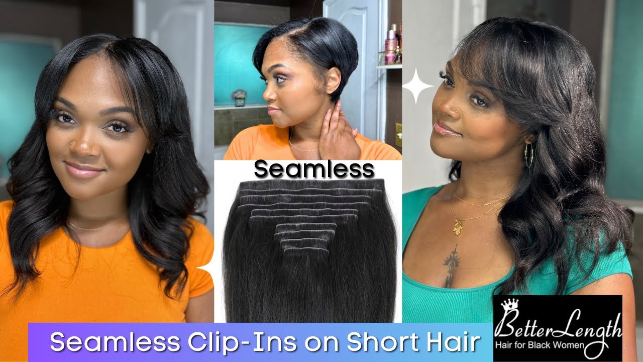 Short Hair Transformation Using BetterLength Seamless Clip-Ins Light-Yaki | Vanity Vlogs