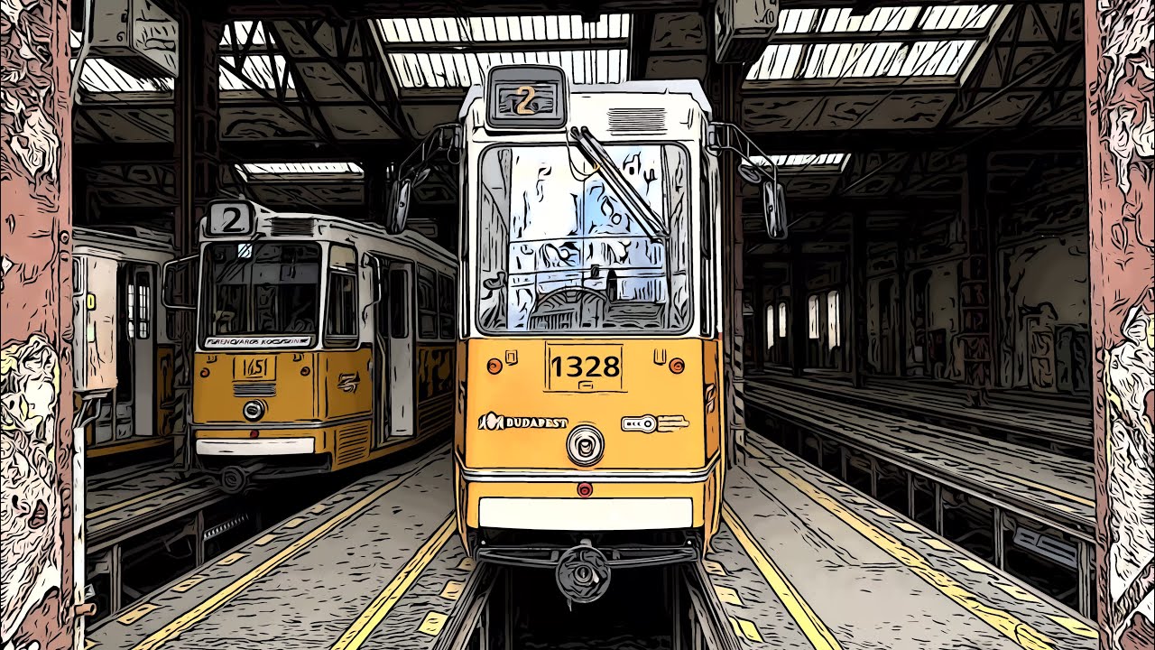 [2K] Ferencváros kocsiszín - Közvágóhíd H 🚃 (VR360)