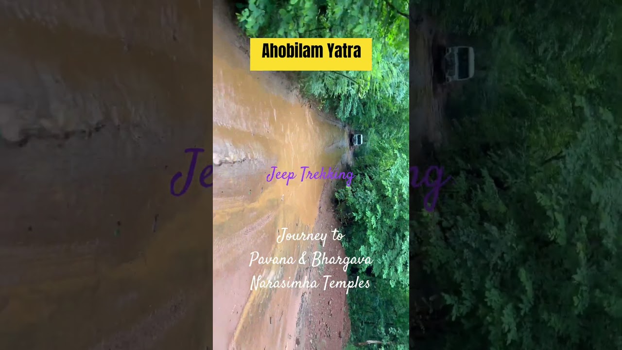 #ahobilam #jeep #trekking #narasimha #temple