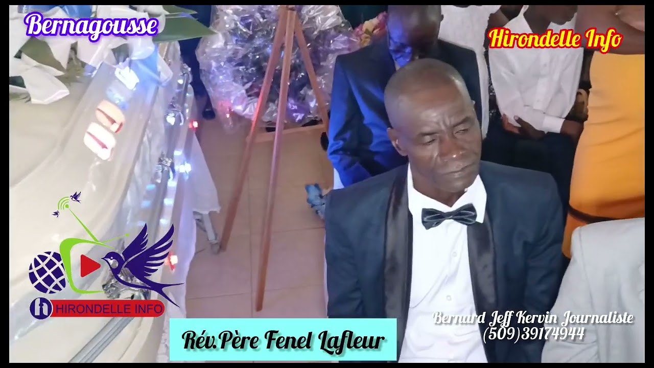 Père Fenel Lafleur bay yon bèl prèch nan antèman Barbara a.Vin tande sal tap di yo