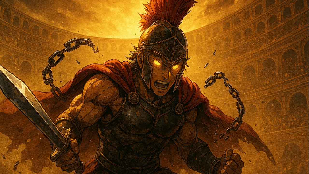 Blood & Glory Unchained ⚔️ Epic Power Metal x Gladiator Anthem (Latin + English)