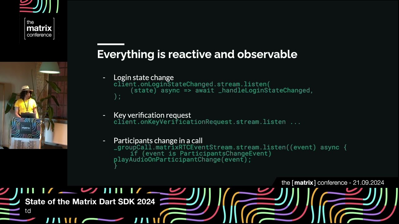 State of the Matrix Dart SDK - td
