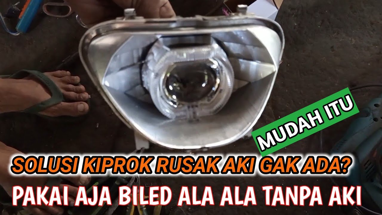 CARA PASANG BILED ALA ALA TANPA AKI #otodidakmotor 