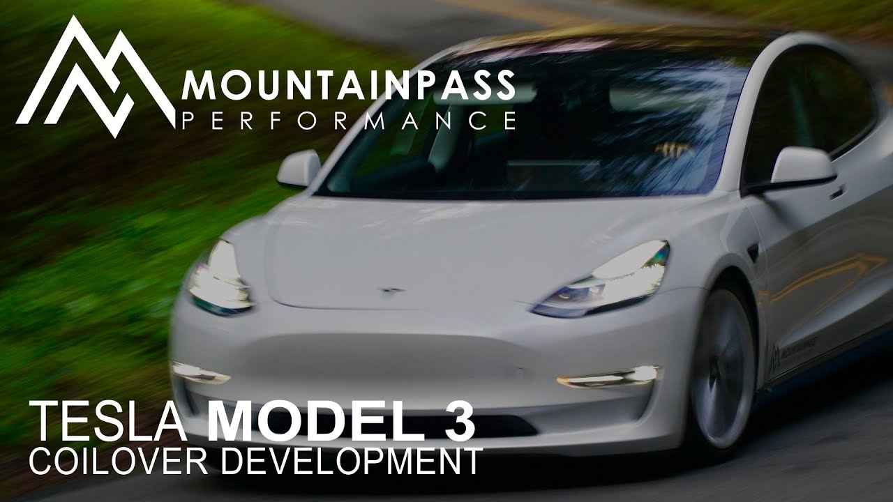 Mountain Pass Performance Tesla Model 3 Coilover Development