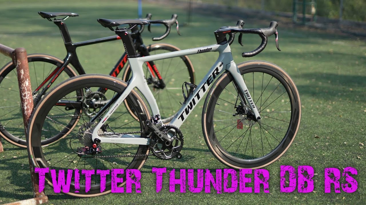 เสือหมอบแอโร่+ดิสเบรค Twitter Thunder DB RS24sp สวยเท่ แฮนด์คาร์บอนซ่อนสาย 25,900-