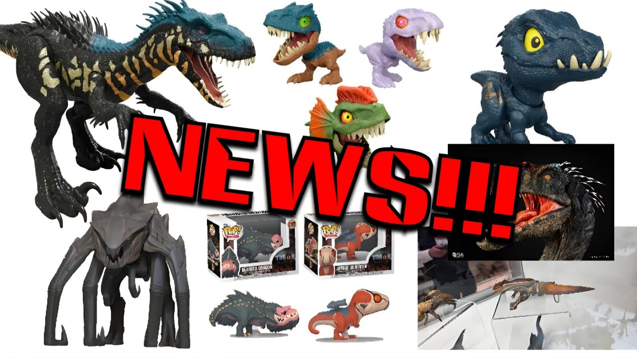 NEWS!!! New images of the Mattel Real Feel Indoraptor!!! More new Mattel reveals!!