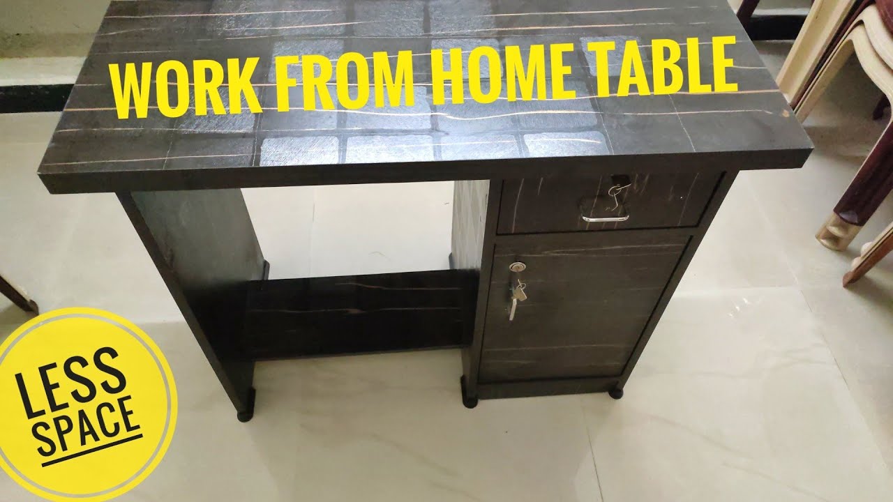 Work from home TABLE | work table for home office | Study table with storage | Desk Setup in budget