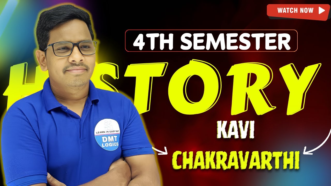 4th sem History || kavi Chakravarthi  || Unit-3 || History & Culture of Andhra