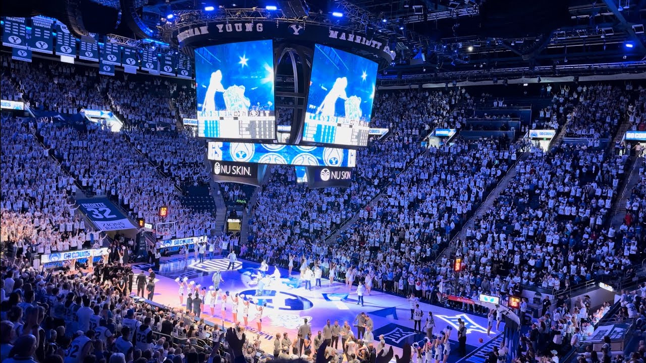 BYU Basketball TURBULENCE! 🔥 Second-Half Hype Tradition at Marriott Center 2026