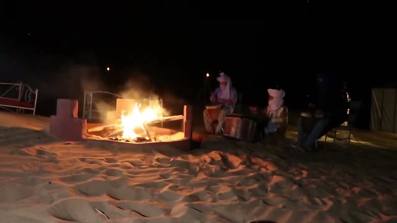 Una noche belica en el desierto (Sahara)