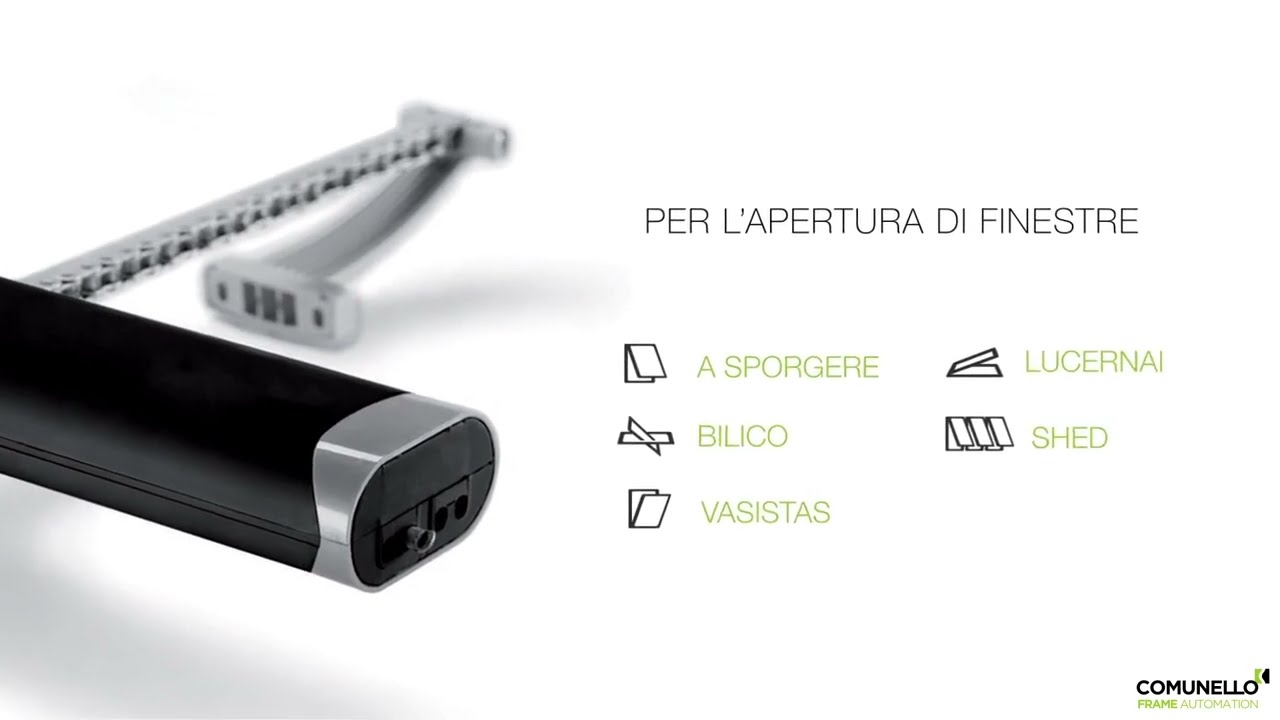 Comunello Liwin Attuatore a Catena Elettrico per Finestre