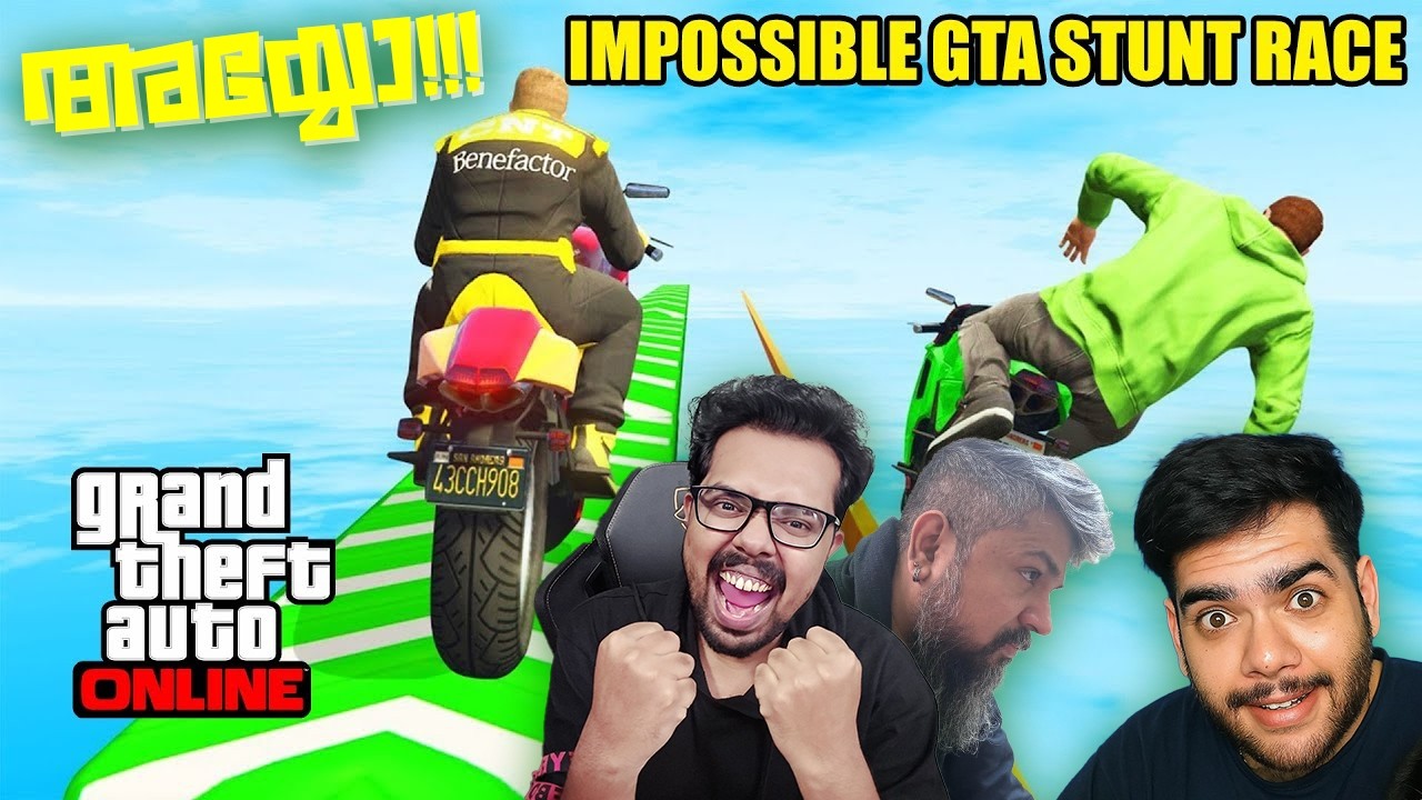 GTA 5: I WAS ABOUT TO WIN… THEN HE PUSHED ME 😳💥 | Malayalam Gameplay