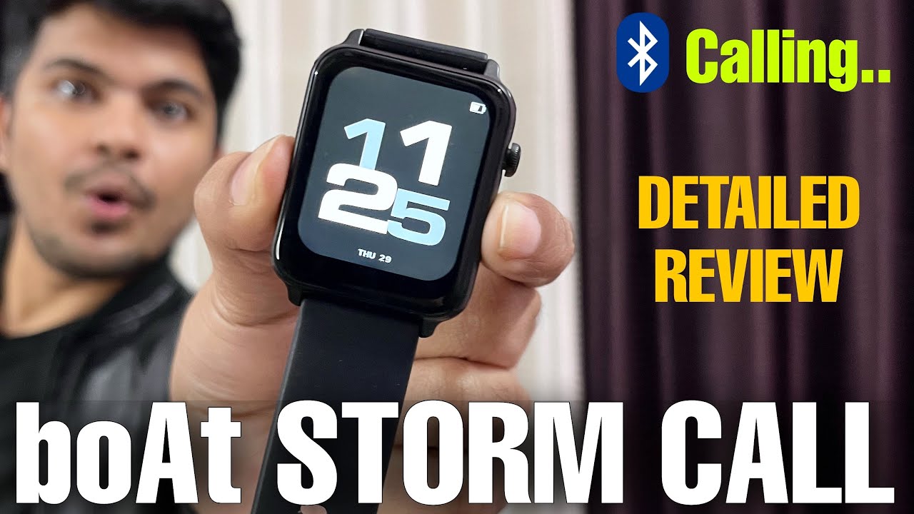 Boat Storm Call Bluetooth Calling Smartwatch Detailed Review in Hindi | Buy or Not!