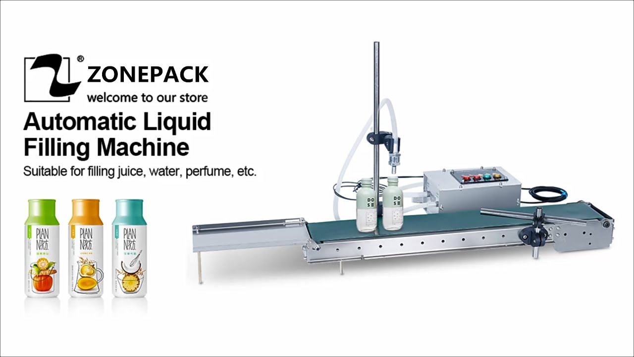 ZONESUN Automatic Liquid Sense High Precision Heat Resistance Filling Machine