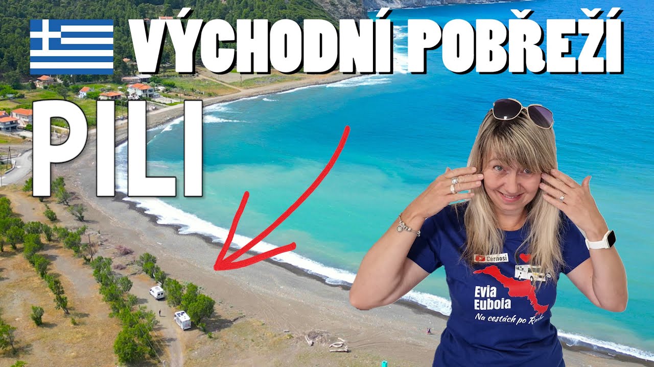 🇬🇷 | Bouřlivé Řecko – Silný vítr nás vyhání z pláže PILI na východě Evie!
