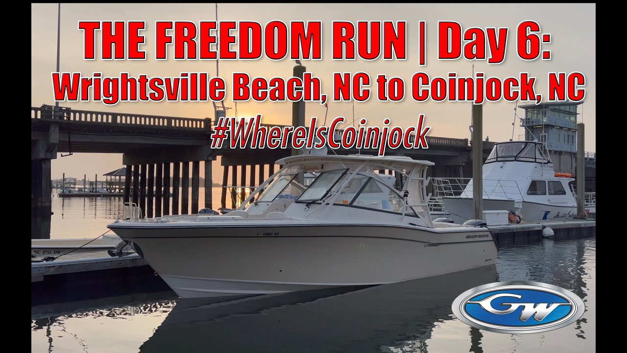 The Freedom Run Day 6:  Wrightsville Beach to Coinjock, NC  |  #WhereIsCoinjock #GradyWhite