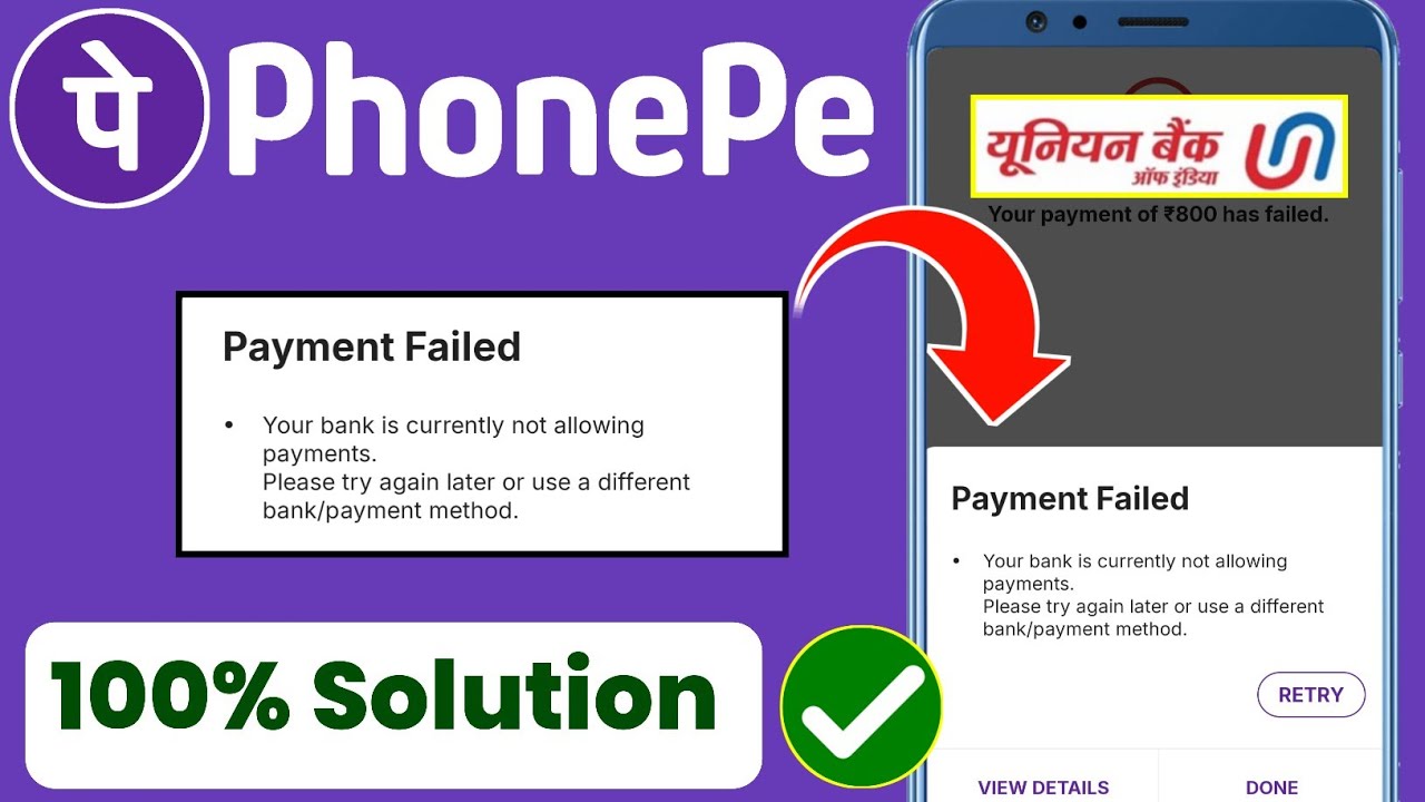 your bank is currently not allowing payment | your bank is currently not allowing payment union bank